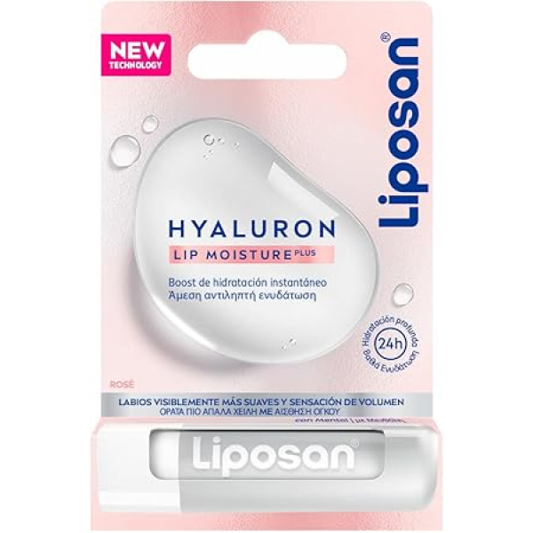 Bálsamo Labial Hyaluron Plus Rosé, 5,2g – Liposan