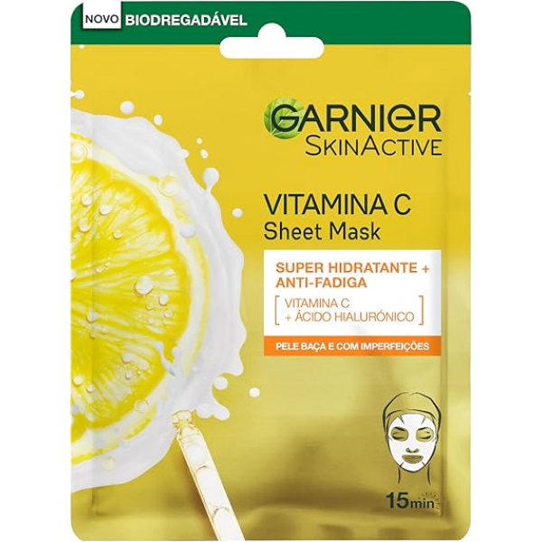 Mascarilla Facial SkinActive Vitamina C – Garnier (1 ud.)