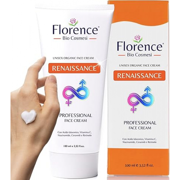 Crema Hidratante Facial Bio con Ácido Hialurónico y Vitamina C, 100ml – Florence