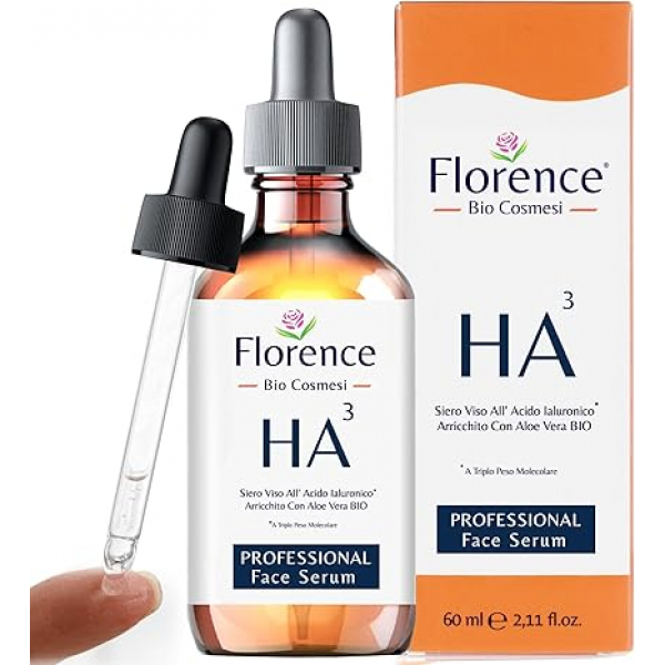 Bio Sérum Facial con Triple Ácido Hialurónico, 60ml – Florence
